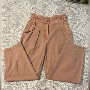 Anthropologie-Moon River Pleated High Rise Pants Size M